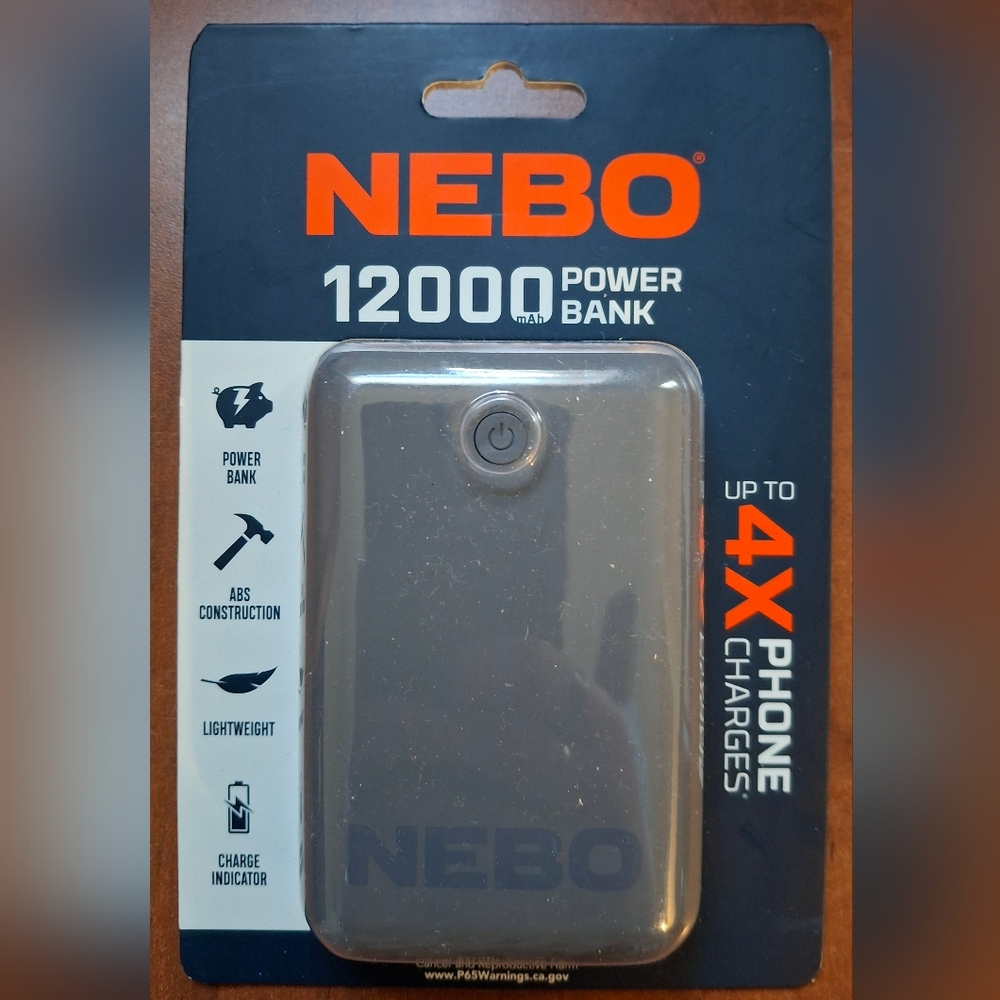 Nebo 12000 mAh Power Bank Brand New